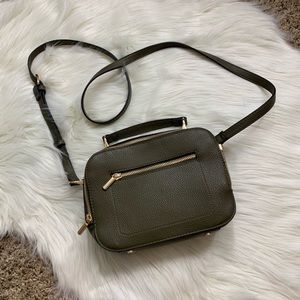 Olive crossbody bag
